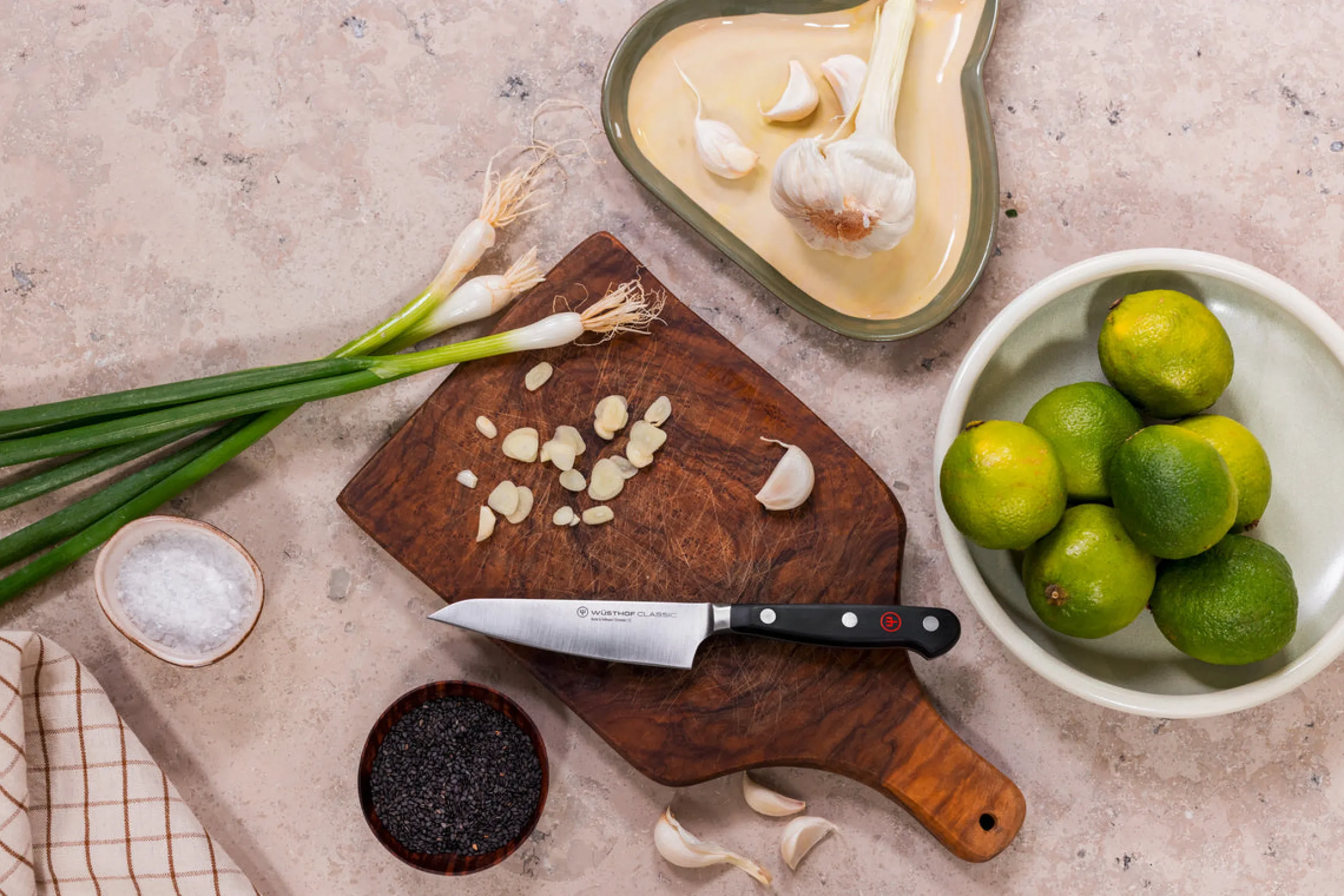 Wüsthof Utility Knives|Asian-Style Knives>Classic 4 1/2" Asian Utility Knife