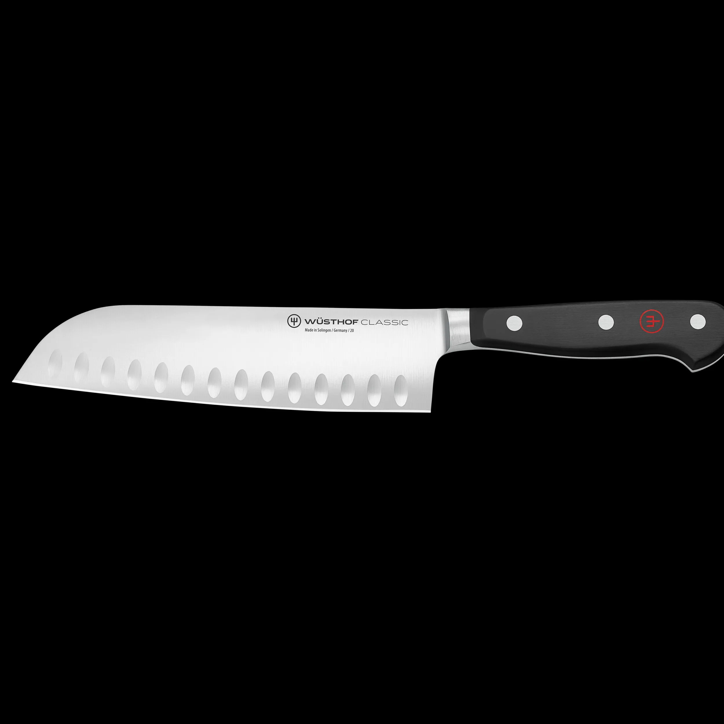 Wüsthof Asian-Style Knives>Classic 7" Hollow Edge Santoku