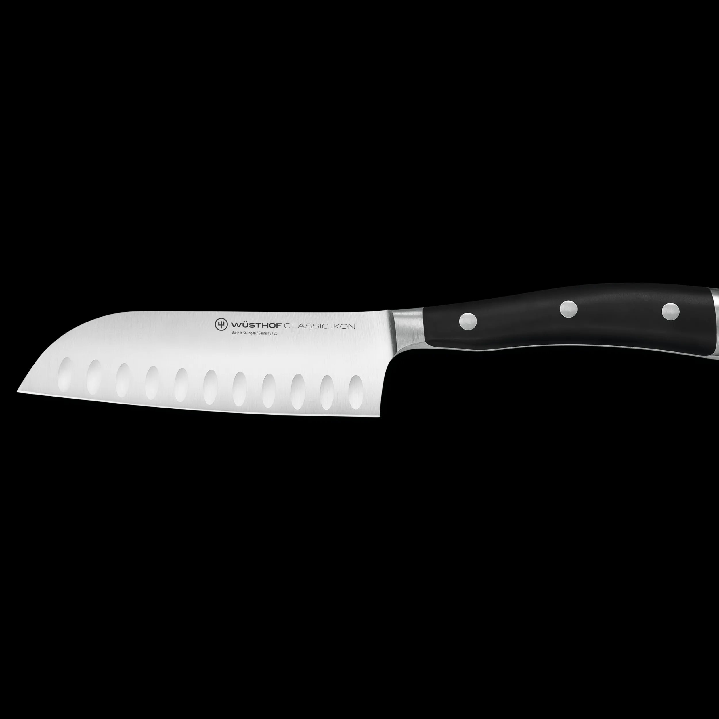 Wüsthof Asian-Style Knives>Classic Ikon 5" Hollow Edge Santoku
