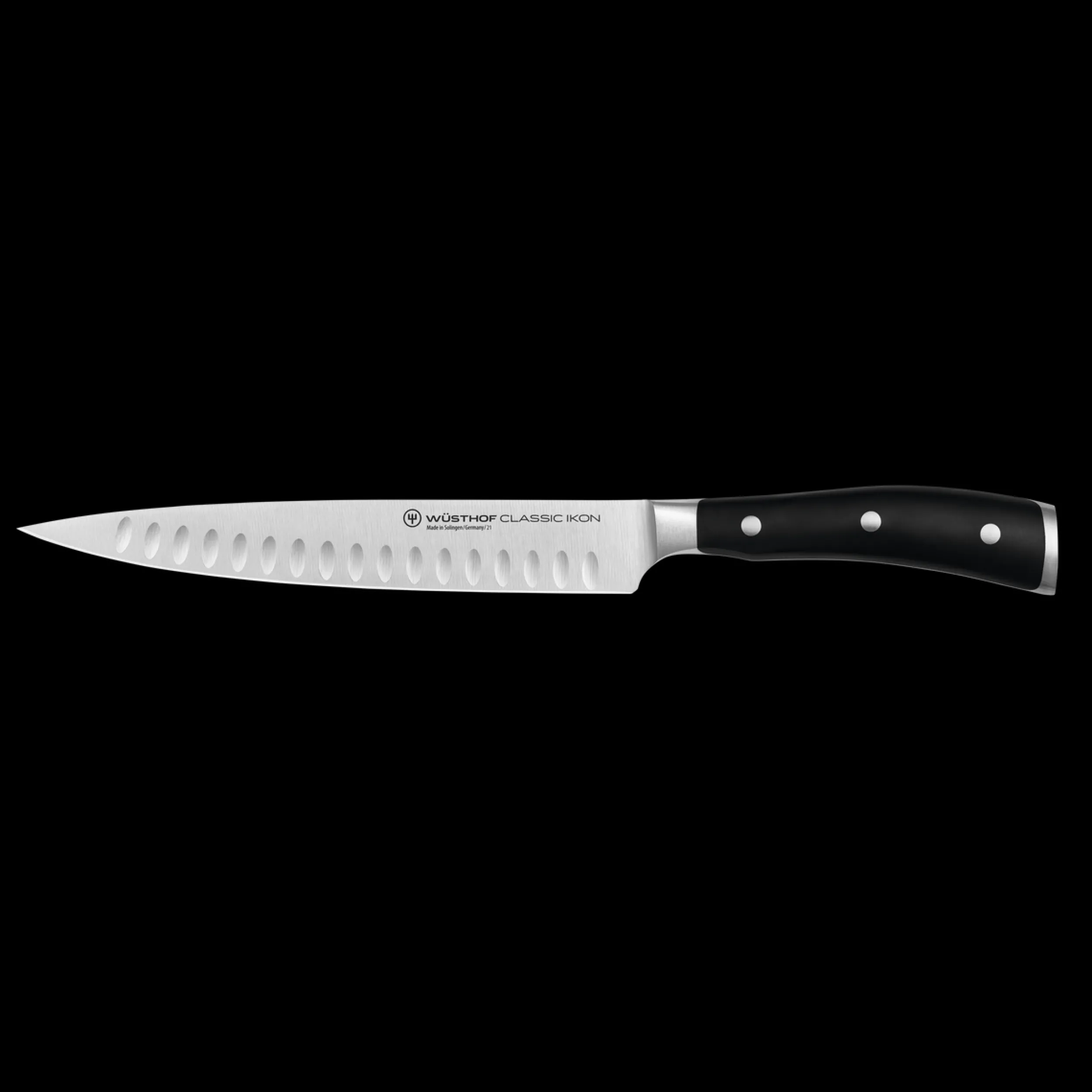 Wüsthof Carving Knives>Classic Ikon 8" Hollow Edge Carving Knife