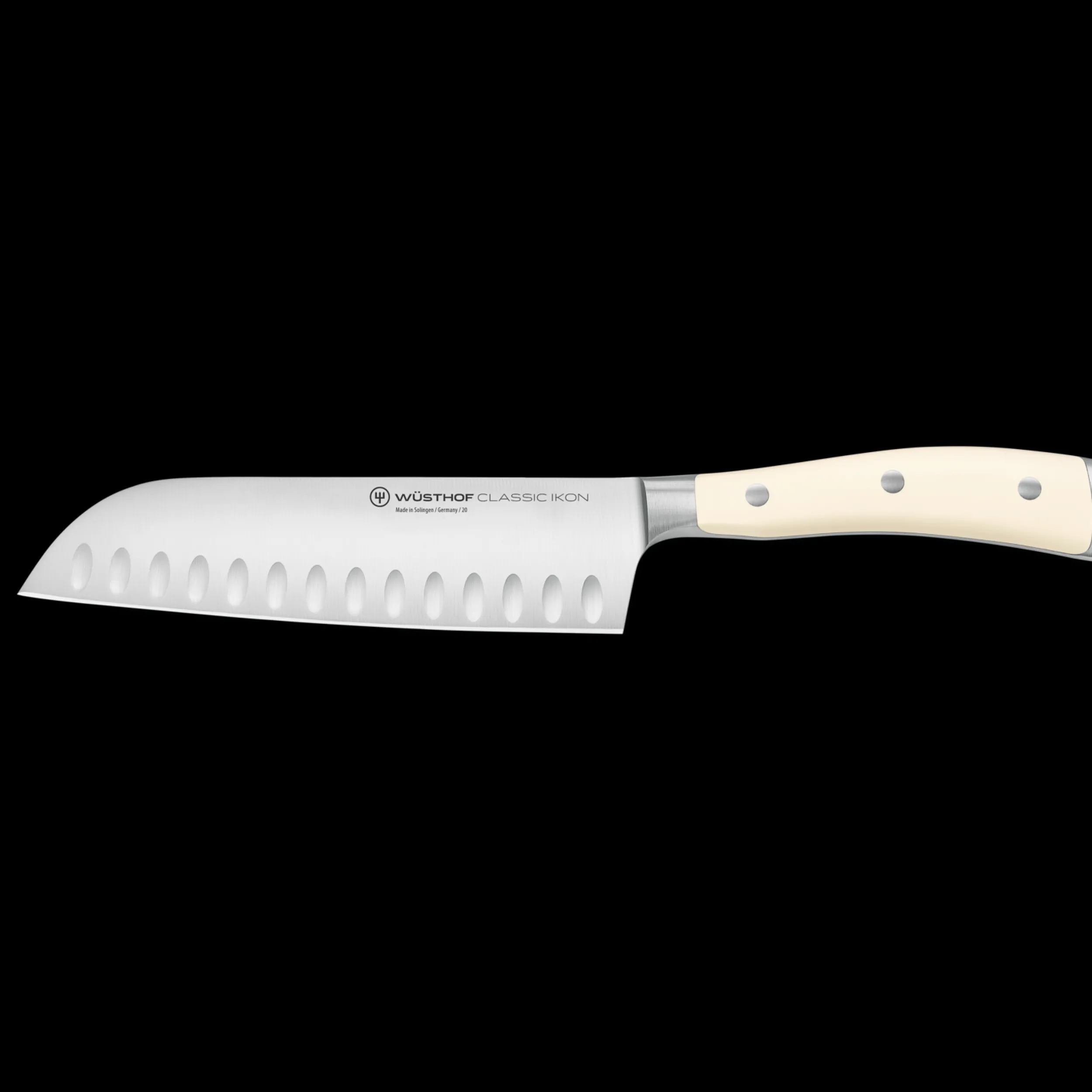 Wüsthof Asian-Style Knives>Classic Ikon 7" Hollow Edge Santoku
