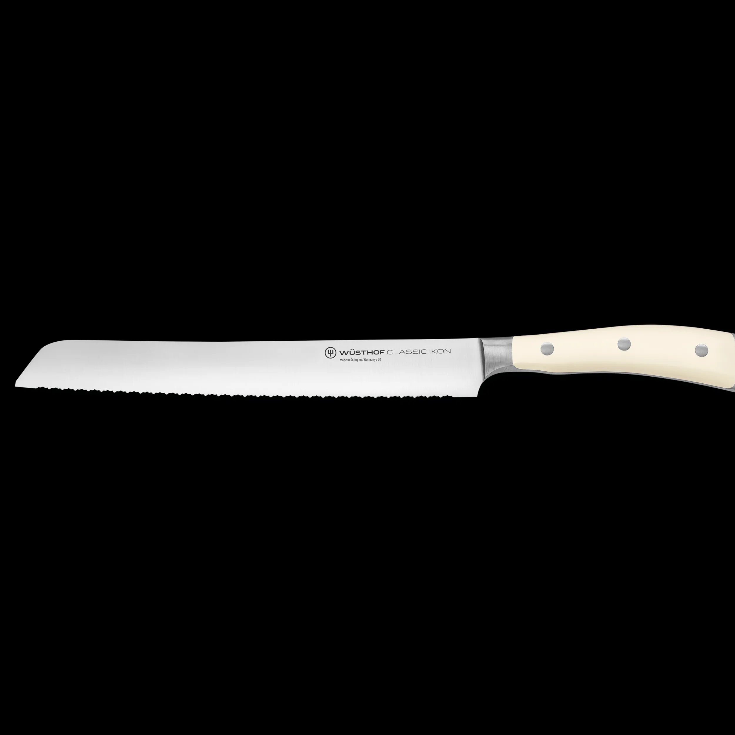 Wüsthof Bread Knives>Classic Ikon 9" Precision Double-Serrated Bread Knife