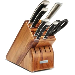 Wüsthof Block Sets>Classic Ikon 8-Piece Knife Block Set