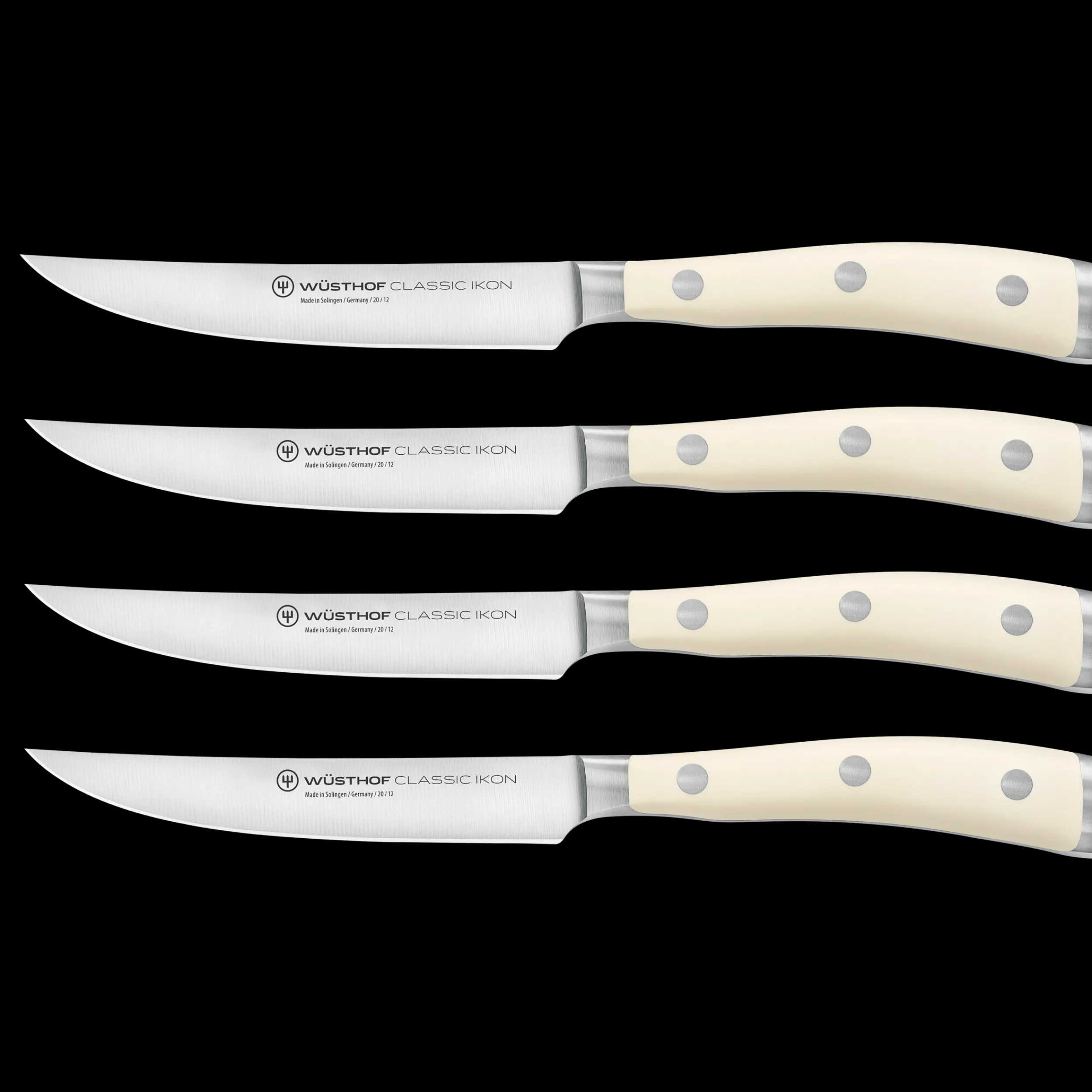 Wüsthof Steak Knives>Classic Ikon 4-Piece Steak Knife Set