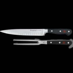 Wüsthof Knife Sets|Carving Knives>Classic 2-Piece Hollow Edge Carving Set