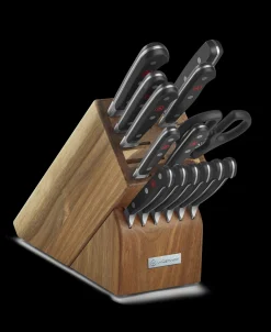 Wüsthof Block Sets>Classic 15-Piece Knife Block Set, Acacia