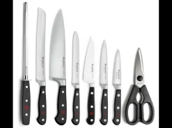 Wüsthof Block Sets>Classic 9-Piece Knife Block Set, Acacia