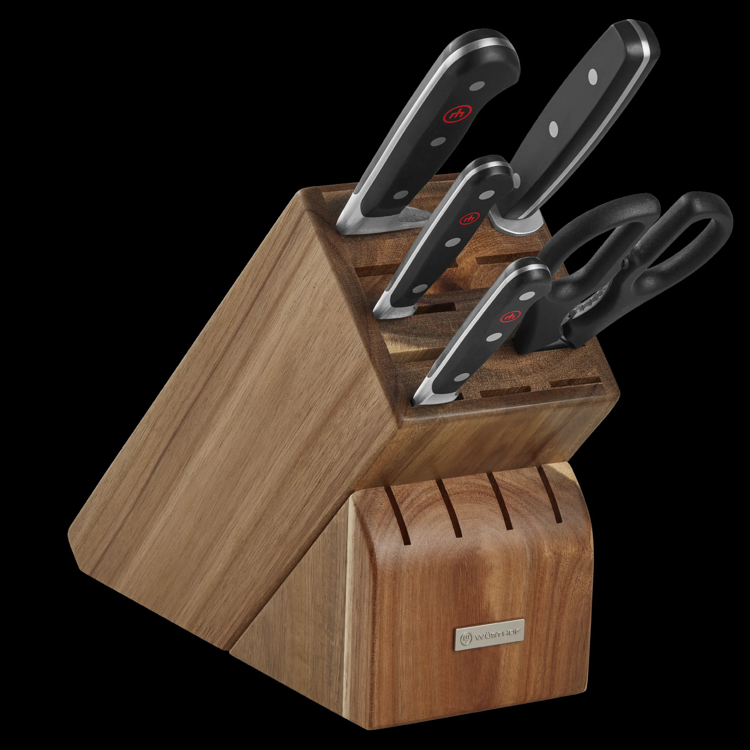 Wüsthof Block Sets>Classic 6-Piece Starter Knife Block Set