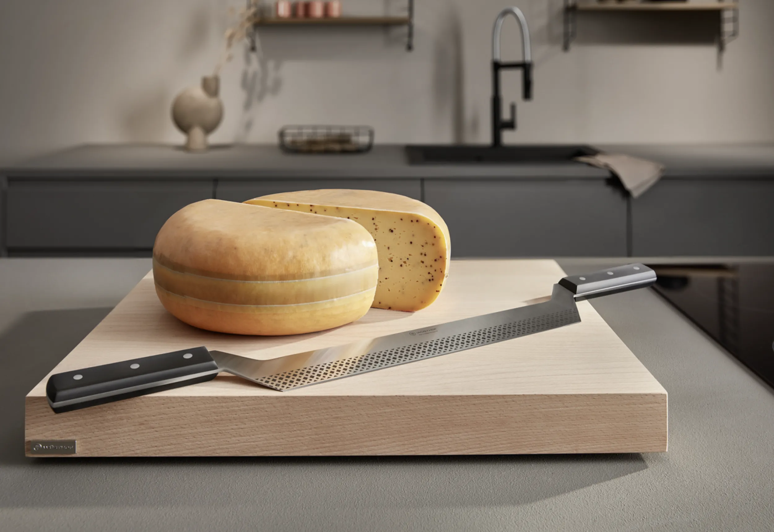 Wüsthof Accessories & Tools|Seasonal Knives>Double-Handle 12" Cheese Knife