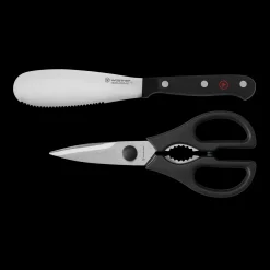 Wüsthof Scissors & Shears|Accessories & Tools>Gourmet 2-Piece Spreader and Shears Set