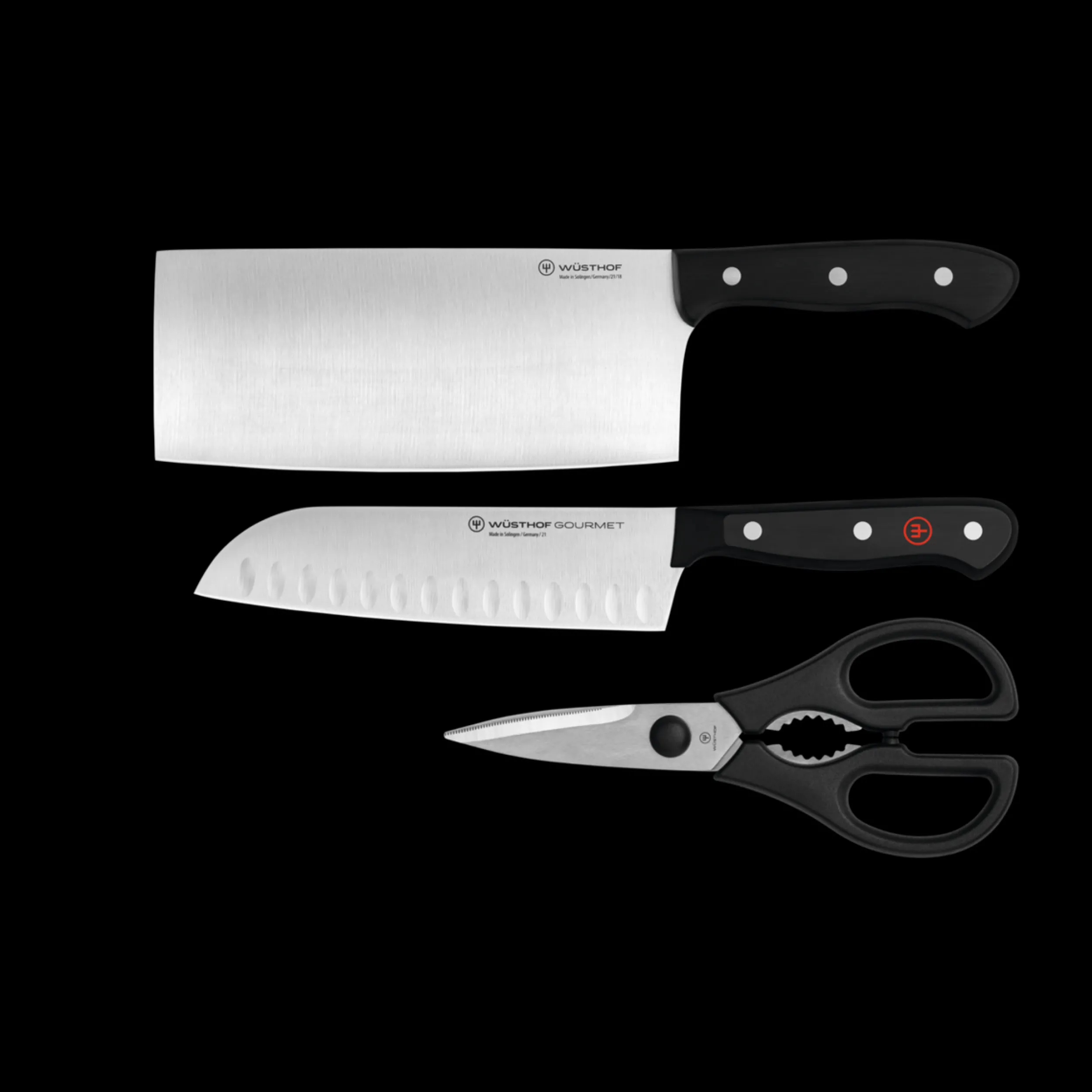 Wüsthof Knife Sets>Gourmet 3-Piece Utility Set
