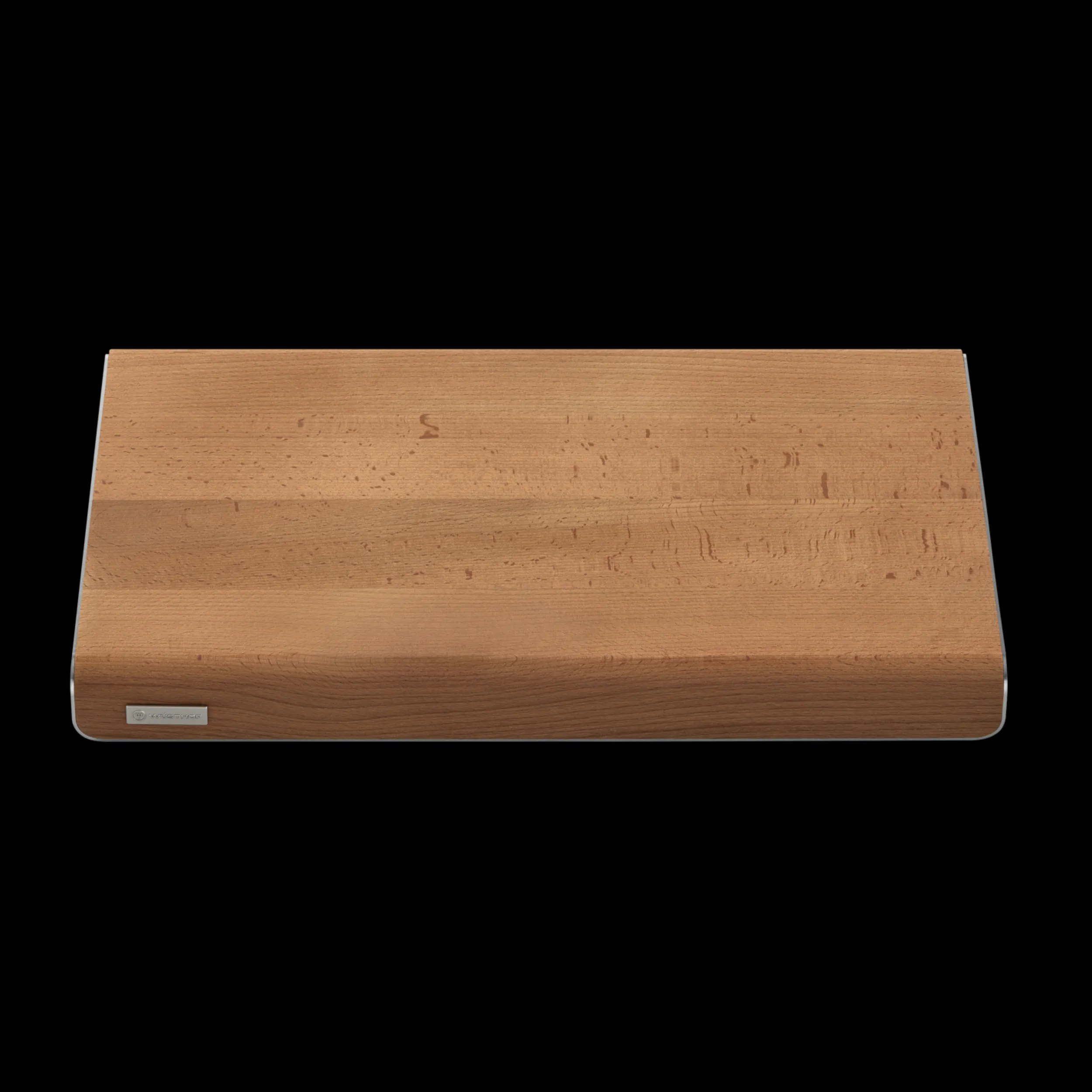 Wüsthof Cutting Boards|Accessories & Tools>Heat-Treated Beech and Stainless Steel Cutting Board