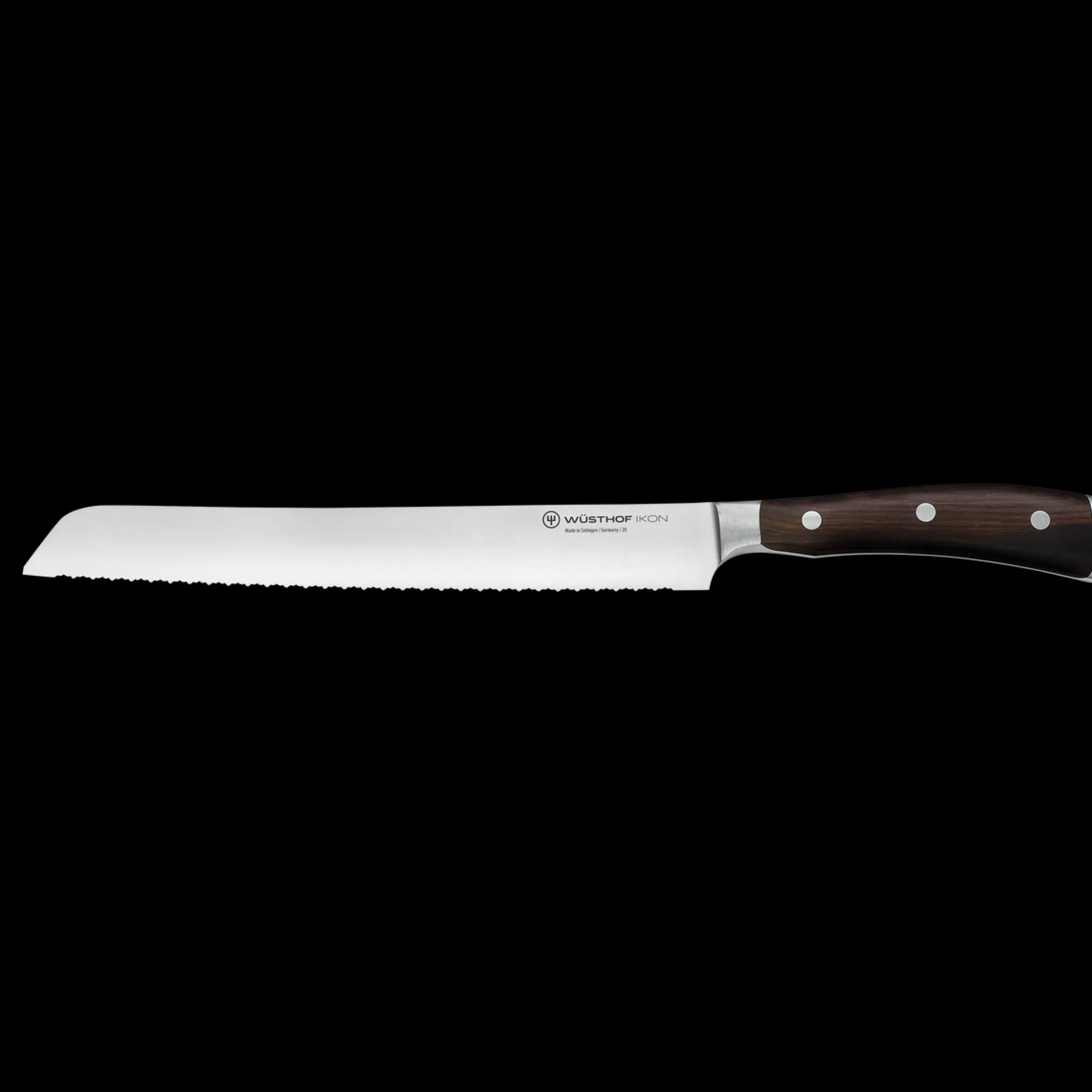 Wüsthof Bread Knives>Ikon 9" Precision Double-Serrated Bread Knife