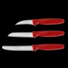 Wüsthof Knife Sets>3-Piece Paring Knife Set, Red