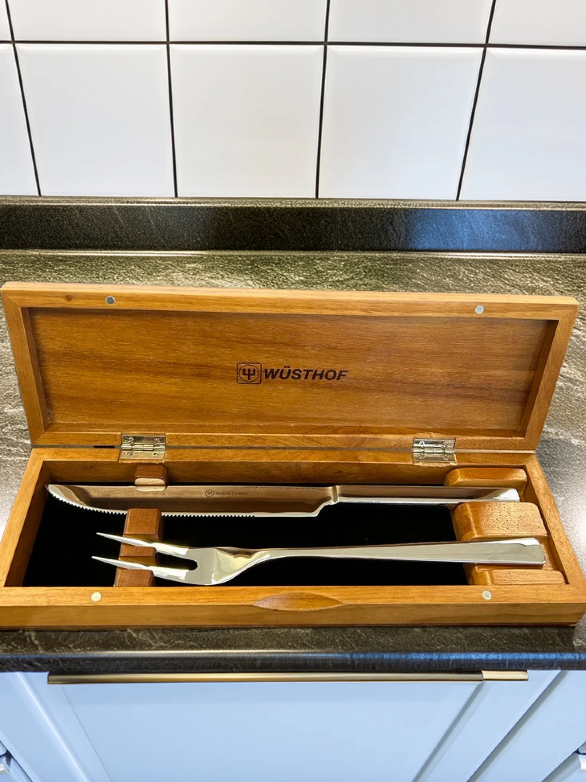 Wüsthof Knife Sets>2-Piece Stainless Steel Gift Set