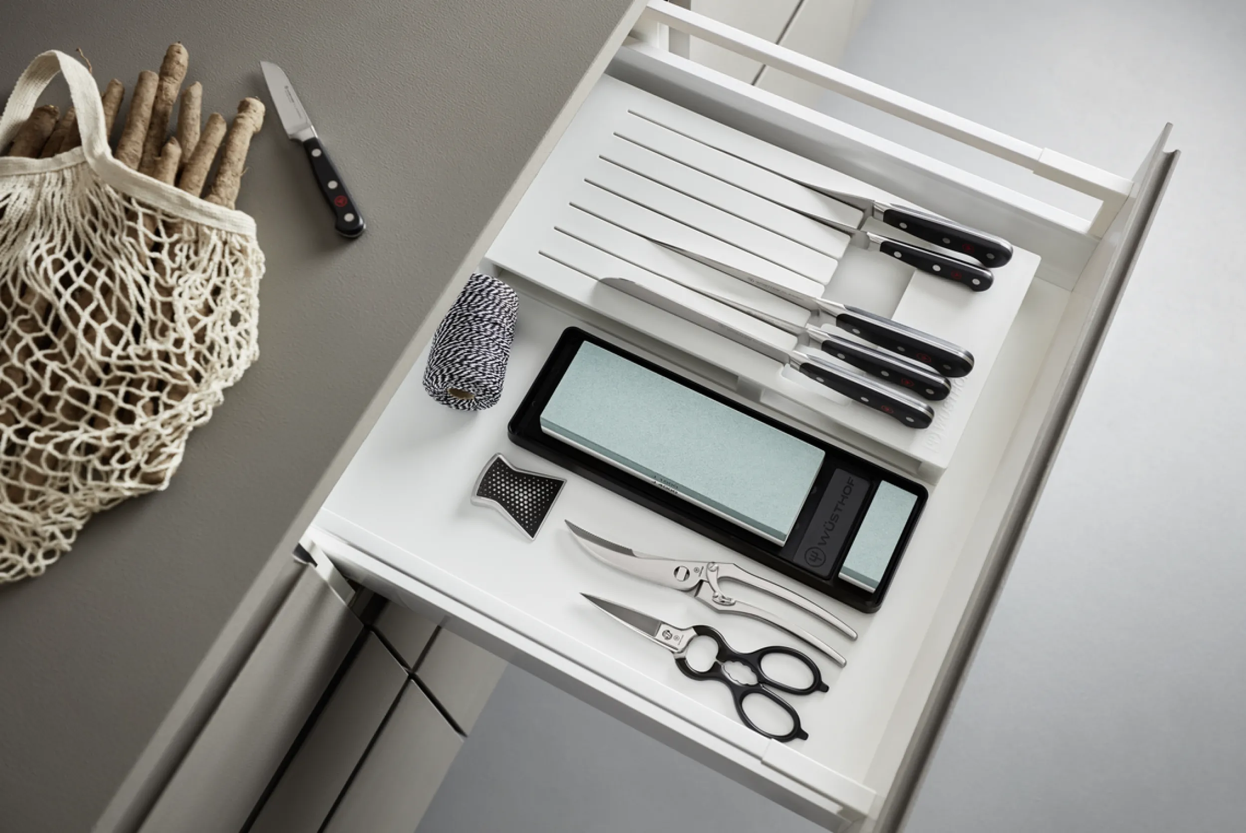 Wüsthof Sharpening>Whetstone J 1000 / 4000 incl. non-slip Holder