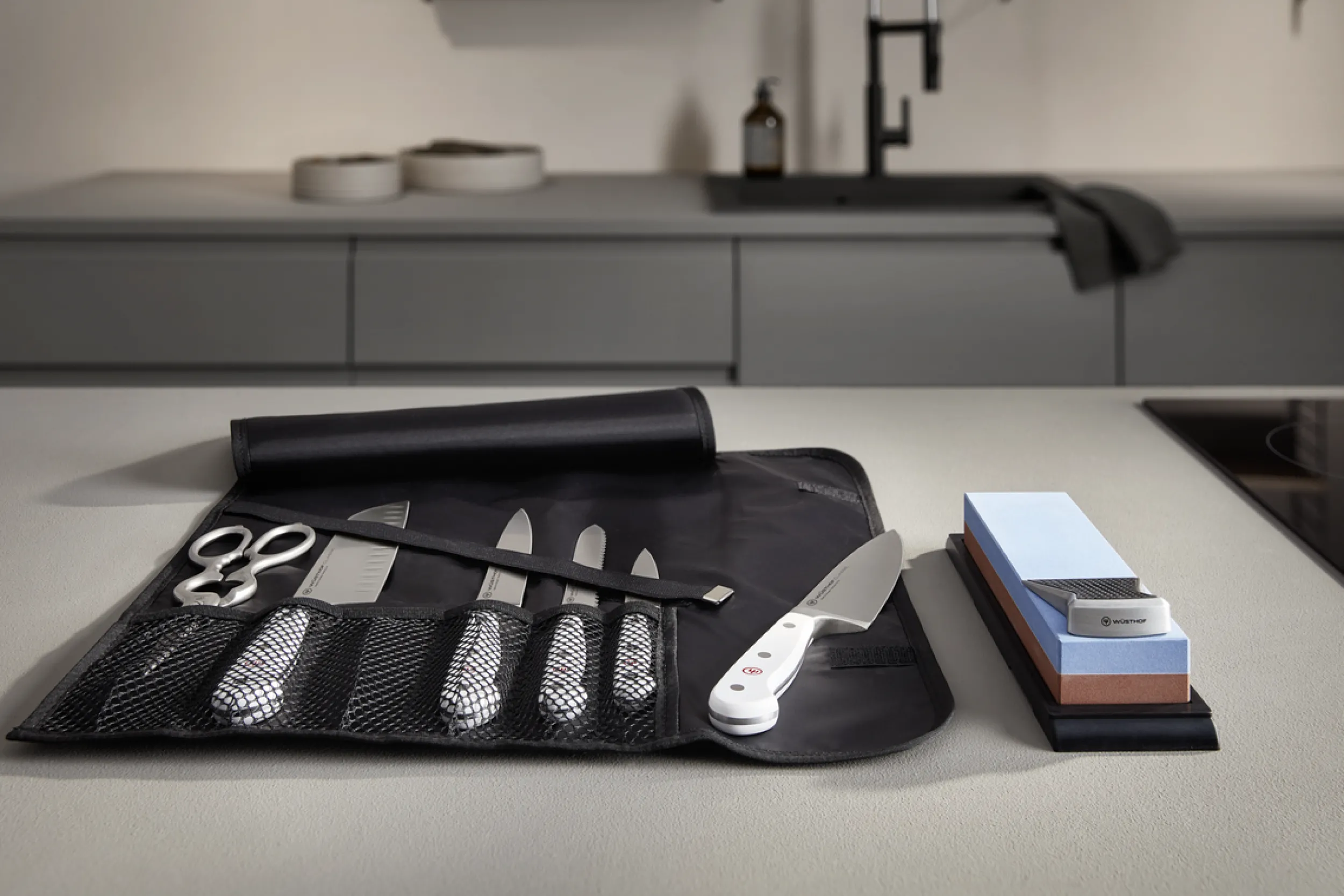 Wüsthof Sharpening>Whetstone J 1000 / 3001 incl. non-slip Holder